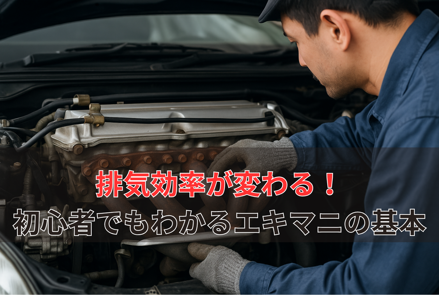 エキマニとは？車の排気効率が激変する理由と役割を徹底解説 